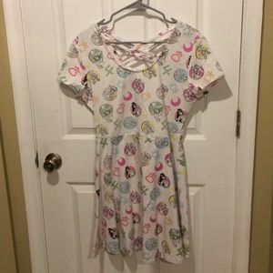 Sailor Moon cross back dress size XL
